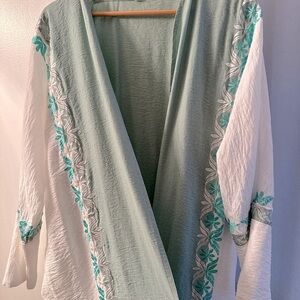 NWOT, Women Cotton Linen Casual Front Open Lightweight Cardigan, it fits M/L/XL